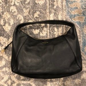 Michael Kors Black Leather Shoulder Bag - MK Purse